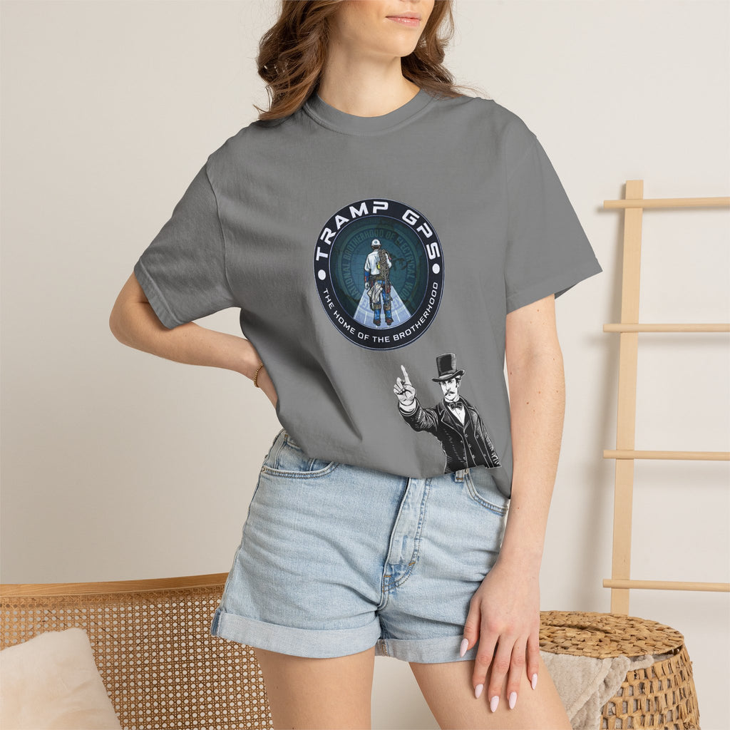 Tramp GPS T-Shirt — Vintage Hobo Travel Graphic Tee