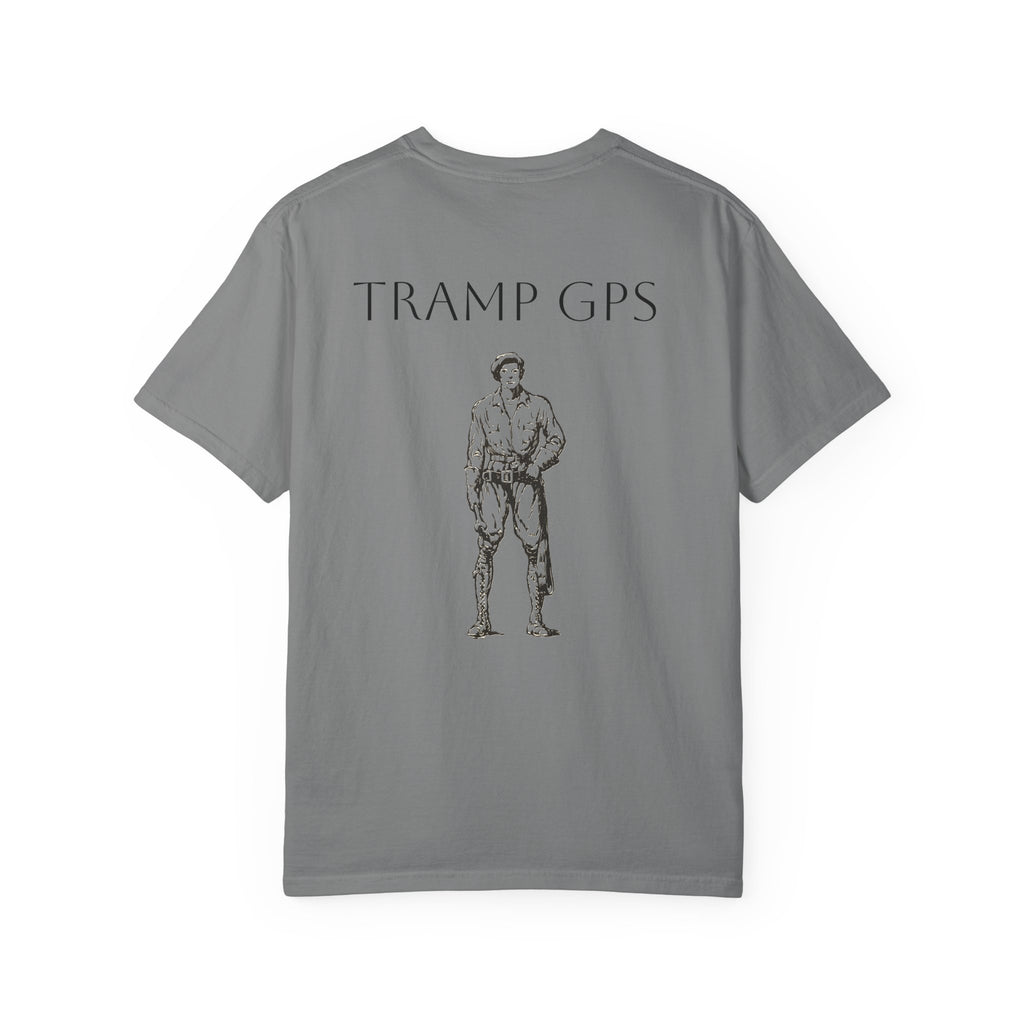 Tramp GPS T-Shirt — Vintage Hobo Travel Graphic Tee