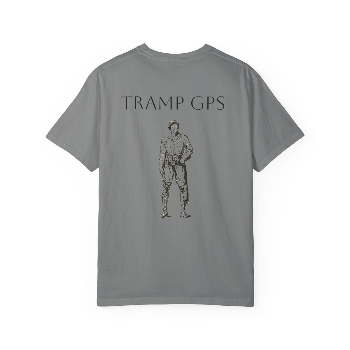 Tramp GPS T-Shirt — Vintage Hobo Travel Graphic Tee