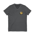 Funny Construction Worker Cartoon V-Neck T-Shirt