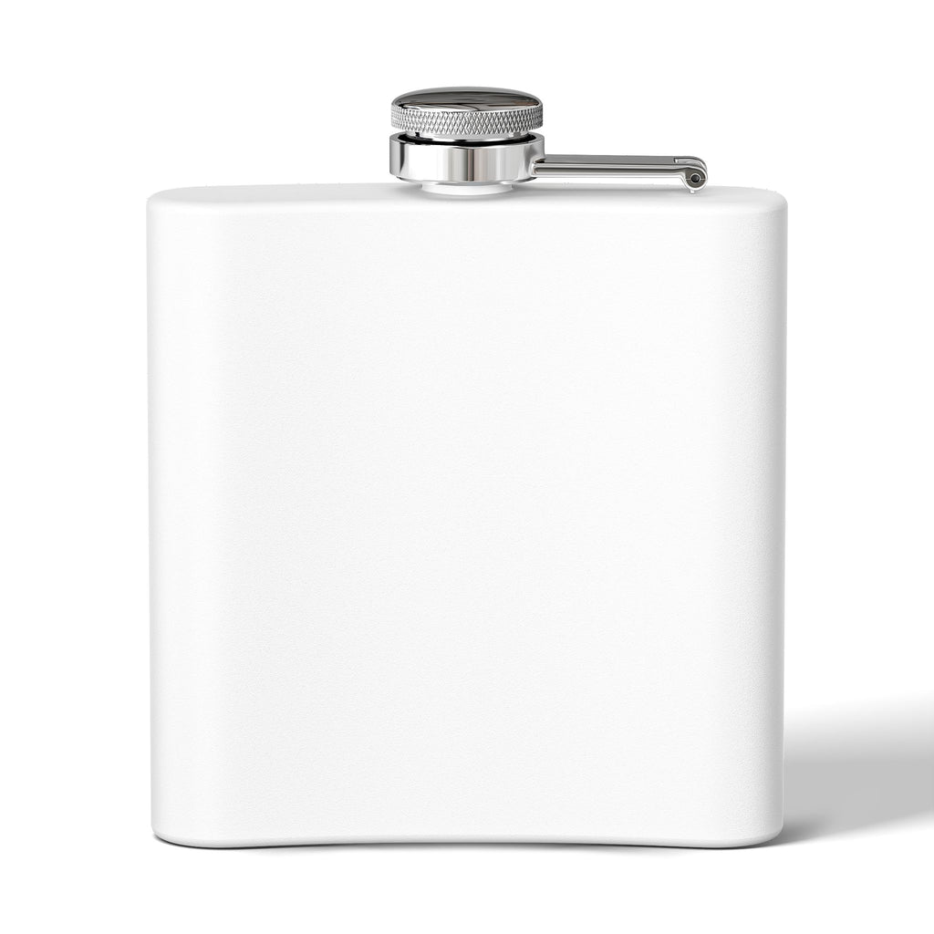 Tramp GPS 6oz Stainless Steel Flask — Vintage Explorer Emblem