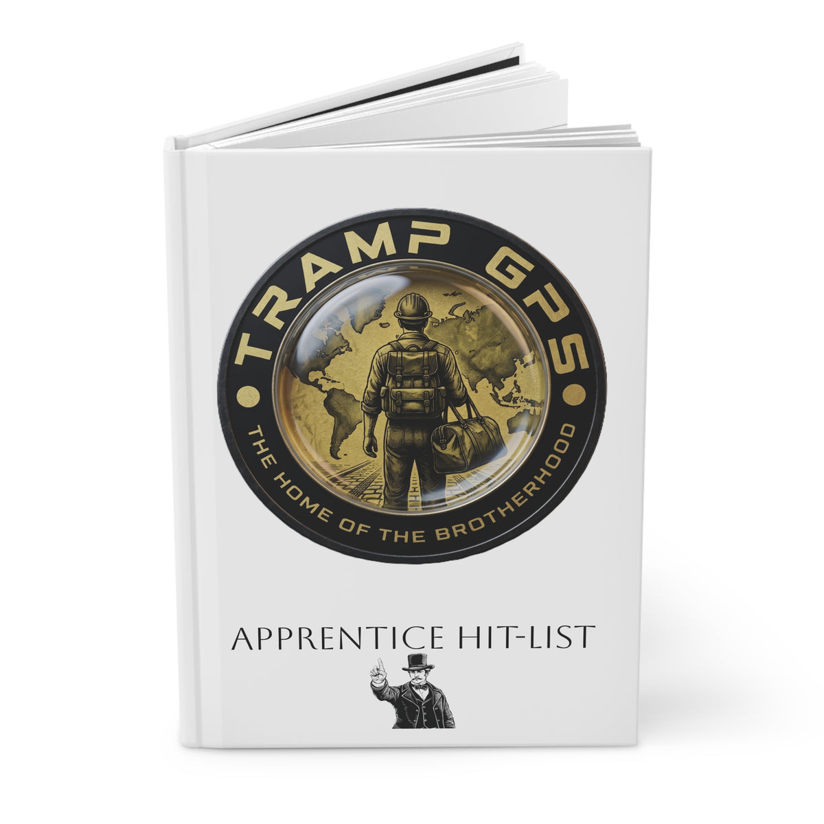 MP Tramp GPS 'Apprentice Hit-List' Hardcover Journal — Adventure Traveler Logbook