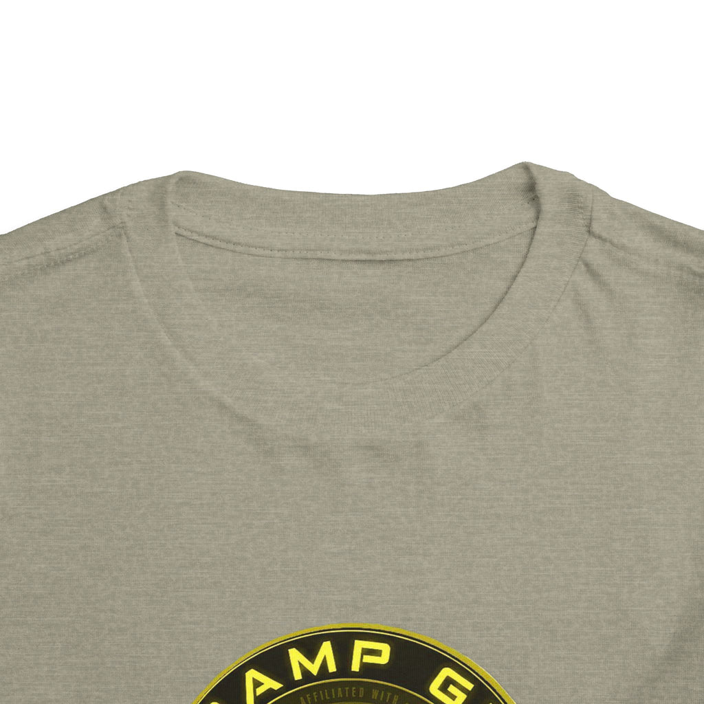 Toddler Tee — "Tramp GPS" Gold Coin Graphic Kids Shirt