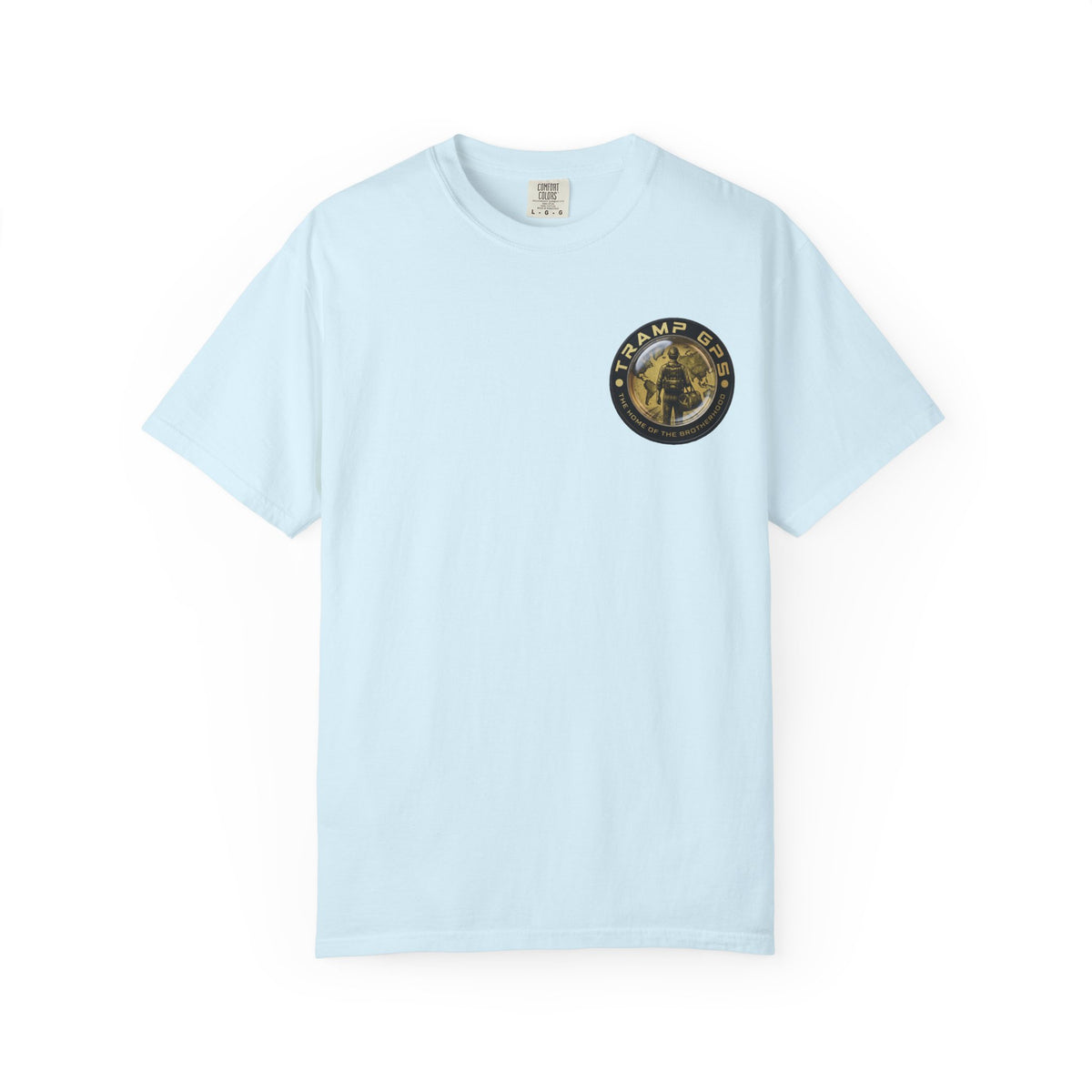T-Shirt — Tramp GPS 'Home of the Brotherhood' Chest & Back Graphic