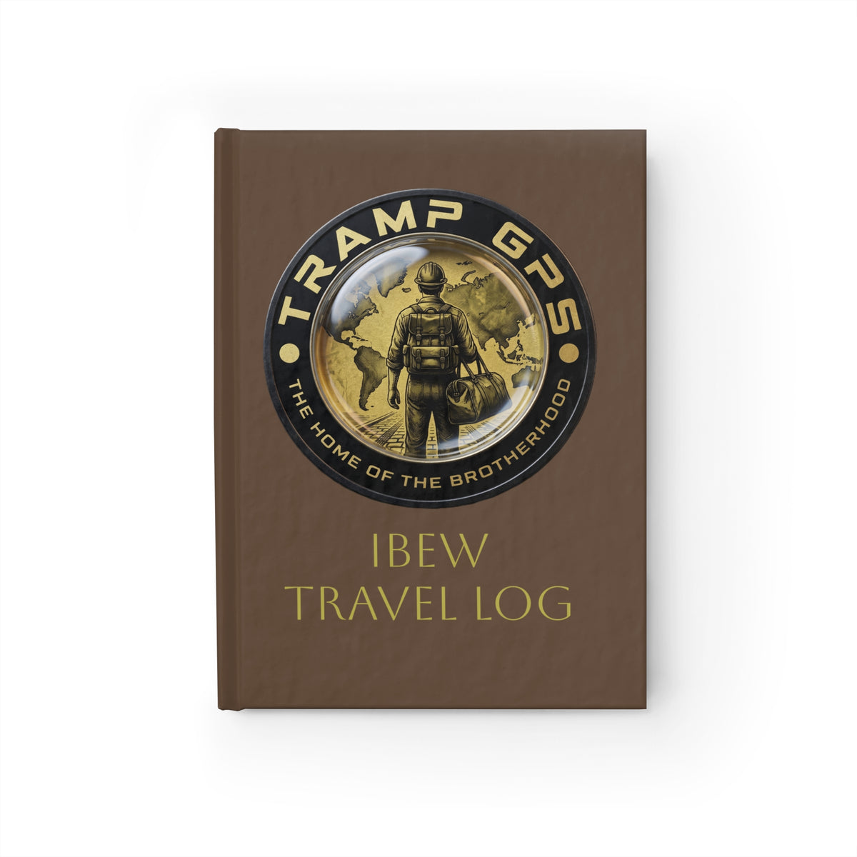 IBEW Tramp GPS Travel Log Journal — Ruled Line Worker Crew Field Notebook