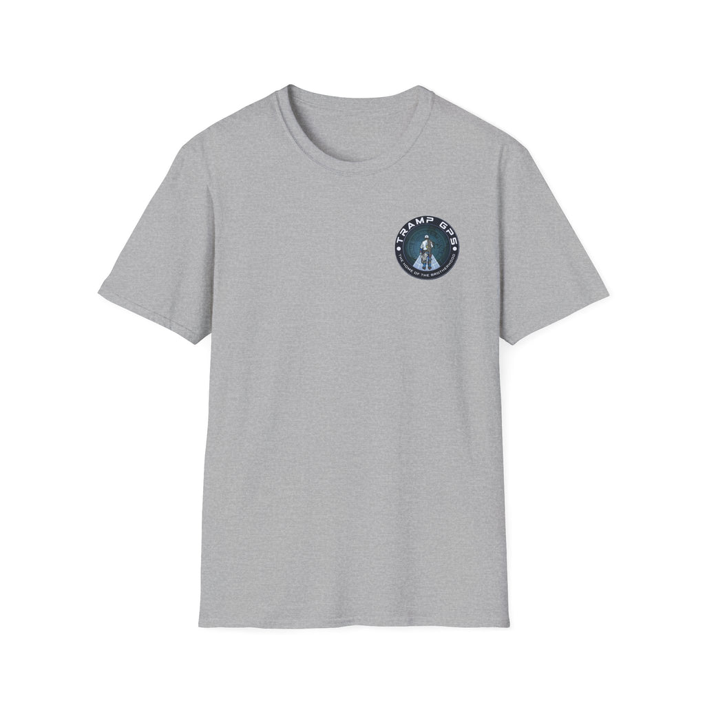 Tramp GPS Distressed Logo T-Shirt — Vintage Political Campaign Tee