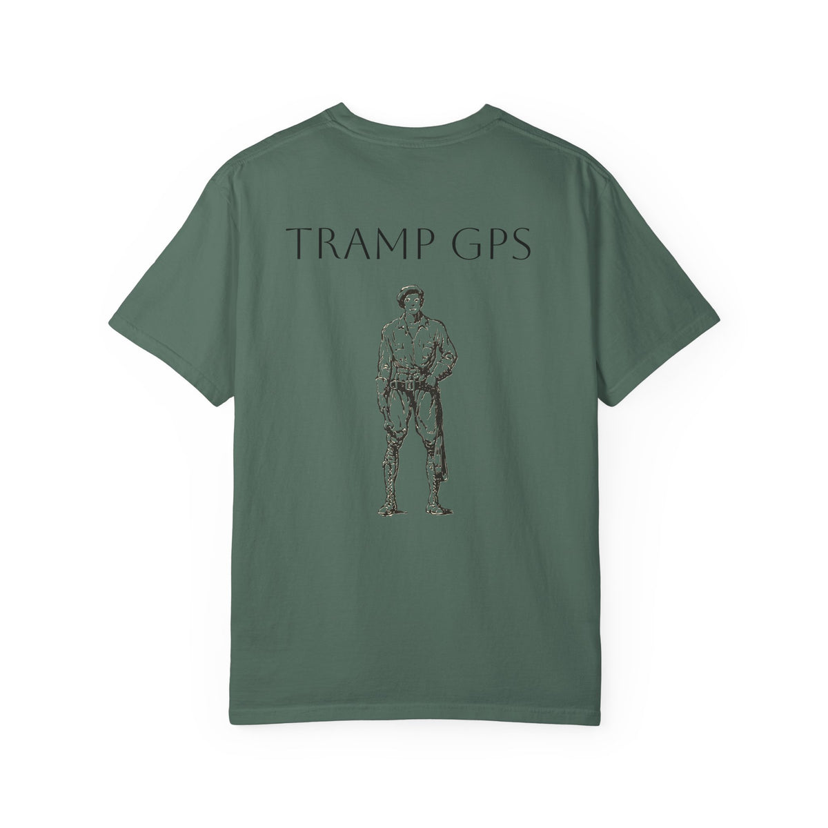 Tramp GPS T-Shirt — Vintage Hobo Travel Graphic Tee