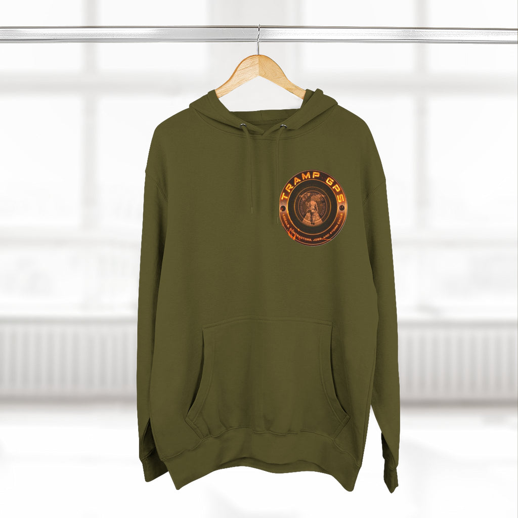 GPS Tramp Hoodie — Vintage Compass Logo Pullover