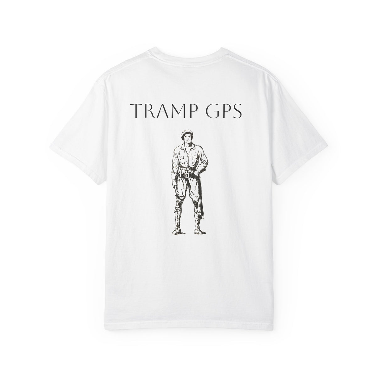 Tramp GPS T-Shirt — Vintage Hobo Travel Graphic Tee