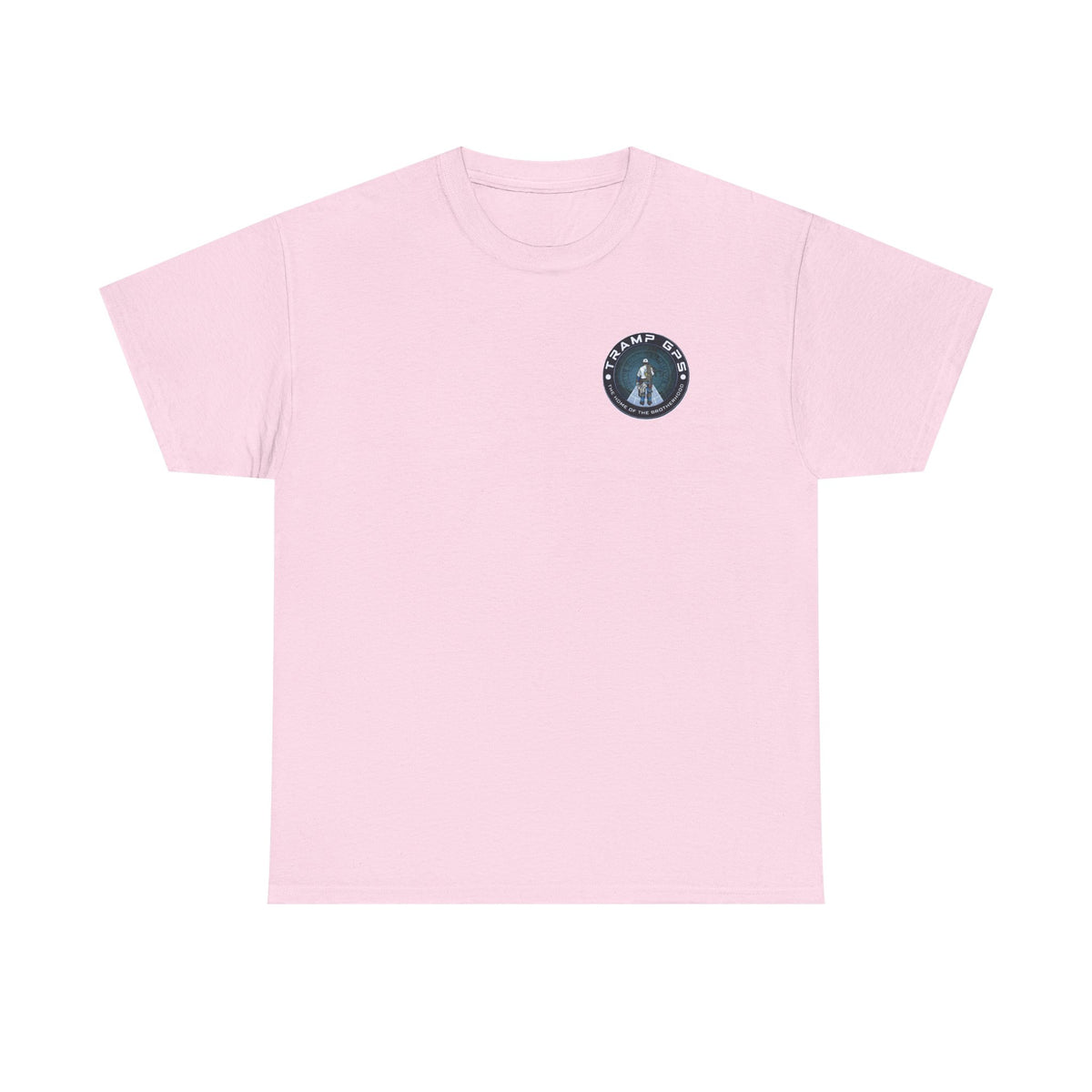 Tramp GPS Graphic Tee — World Map Adventure Travel T-Shirt