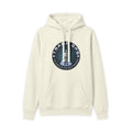 Travel GPS Hoodie — Explorer Logo Pullover with World Map Back Graphic