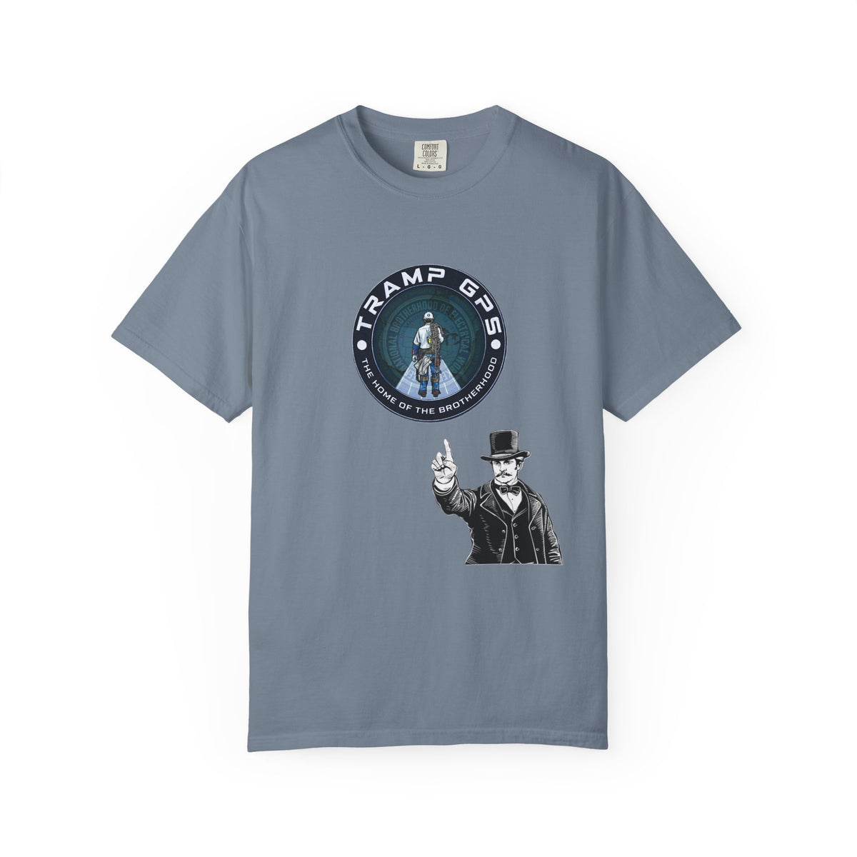Tramp GPS T-Shirt — Vintage Hobo Travel Graphic Tee