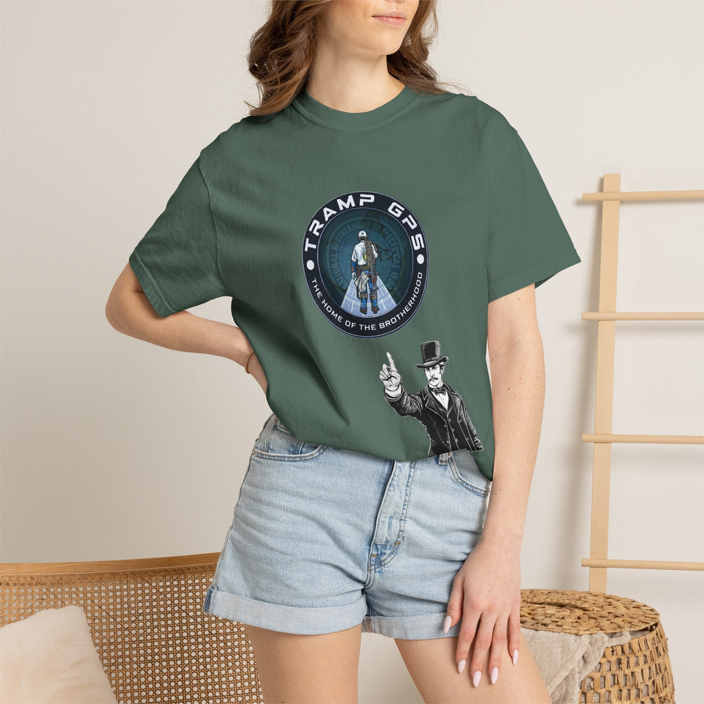 Tramp GPS T-Shirt — Vintage Hobo Travel Graphic Tee