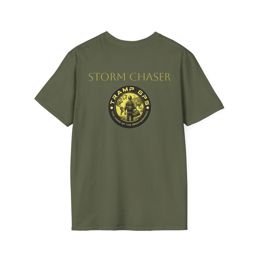 Storm Chaser T-Shirt — Tramp GPS Patch Graphic