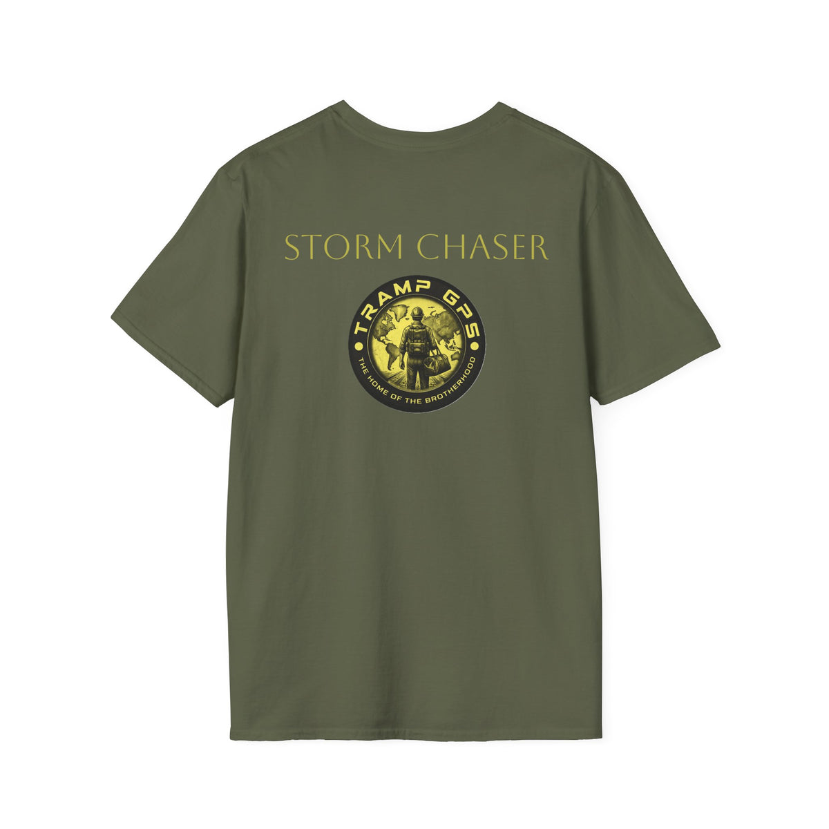 Storm Chaser T-Shirt — Tramp GPS Patch Graphic