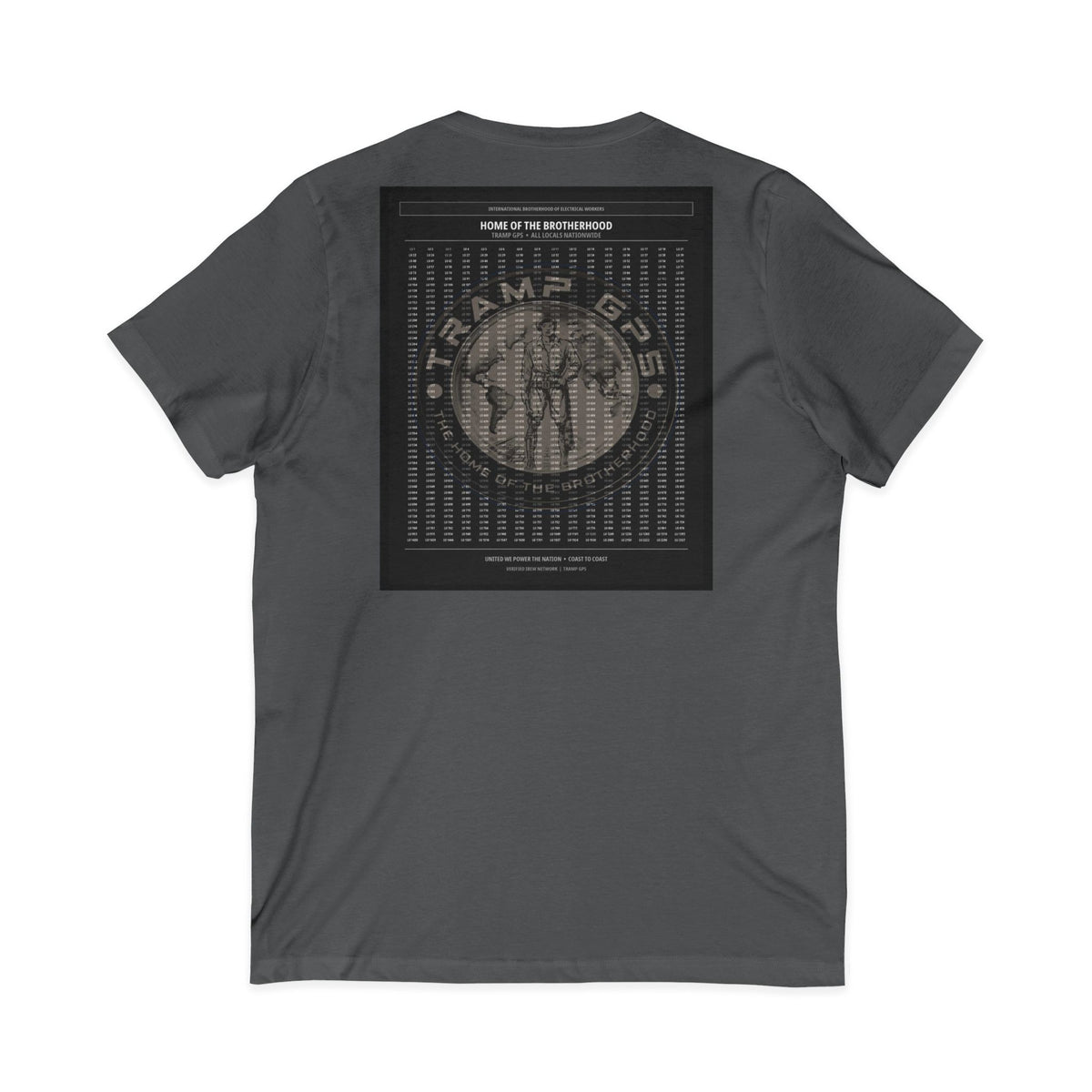 Tramp GPS IBEW Locals — Vintage Concert Poster V‑Neck