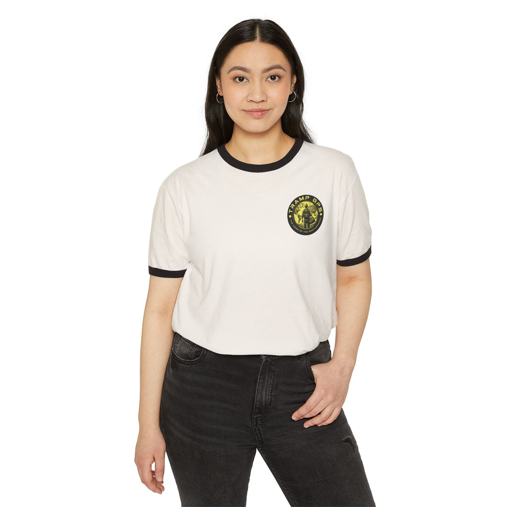Vintage Rock Hand Graphic Ringer T-Shirt