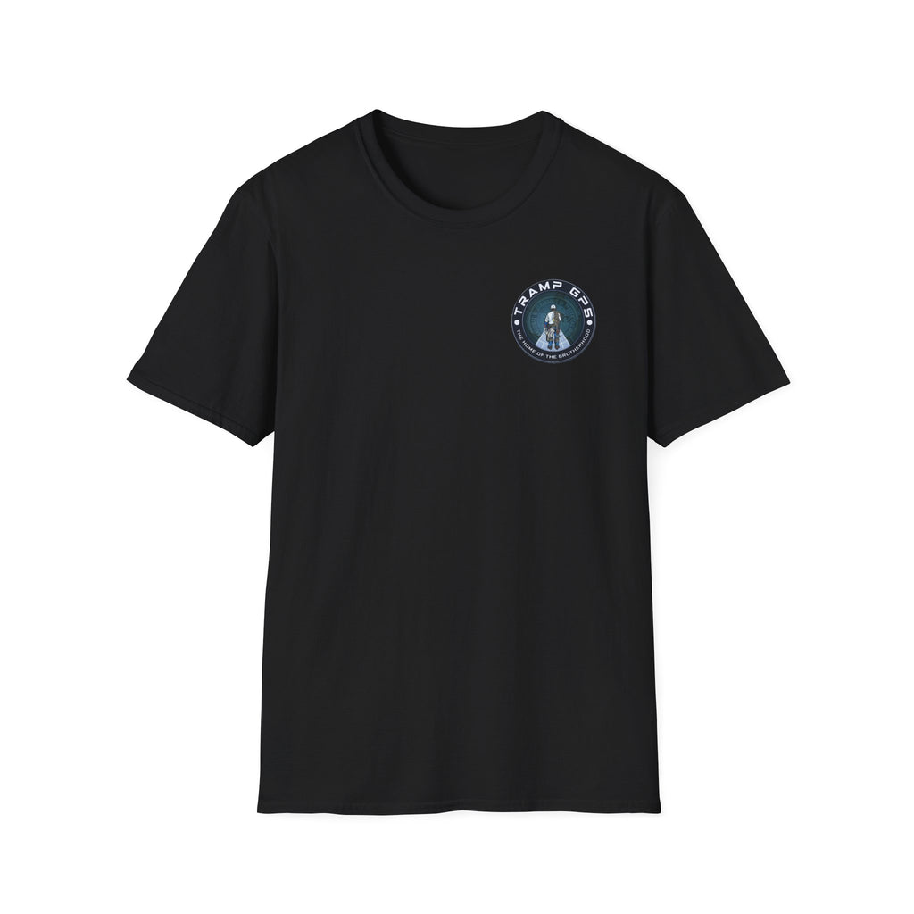 Tramp GPS Distressed Logo T-Shirt — Vintage Political Campaign Tee