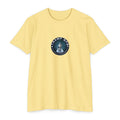 Tramp GPS Graphic T-Shirt — Retro Explorer Patch Design