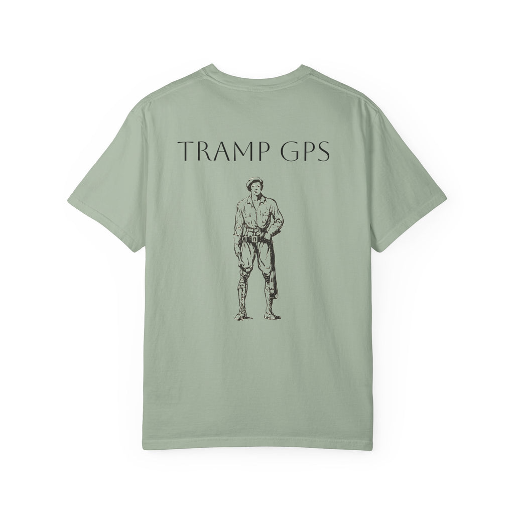 Tramp GPS T-Shirt — Vintage Hobo Travel Graphic Tee