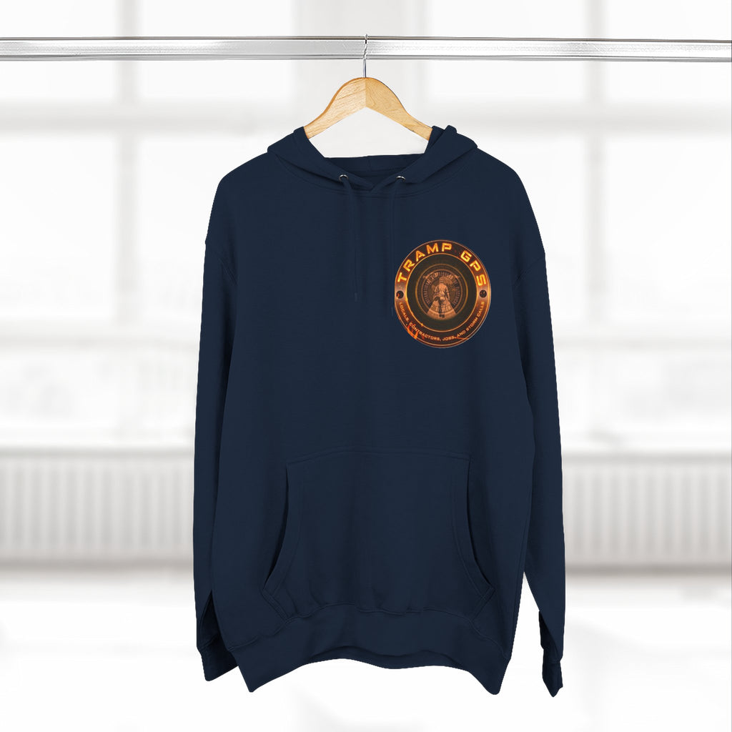 GPS Tramp Hoodie — Vintage Compass Logo Pullover