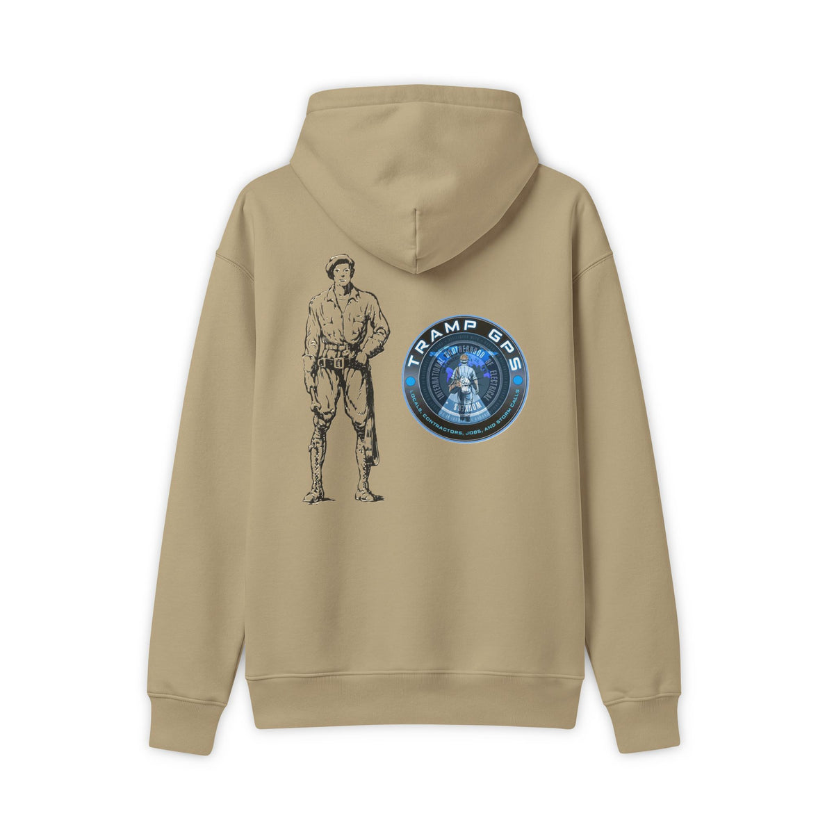 Tramp GPS & Slim the Lineman Hoodie