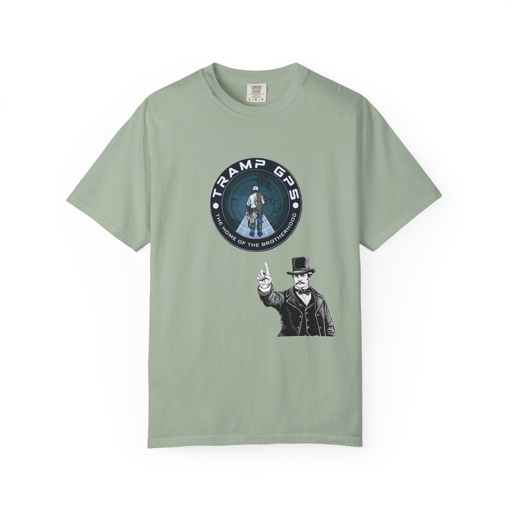 Tramp GPS T-Shirt — Vintage Hobo Travel Graphic Tee