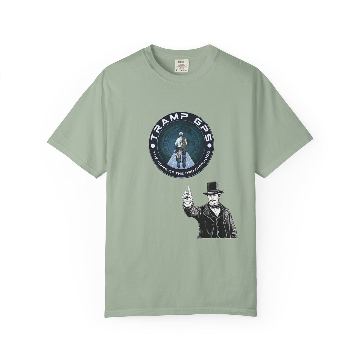 Tramp GPS T-Shirt — Vintage Hobo Travel Graphic Tee