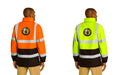 High-Visibility Waterproof Parka – ANSI 107 Class 3 Safety Jacket with 'RAMP OPS' Emblem