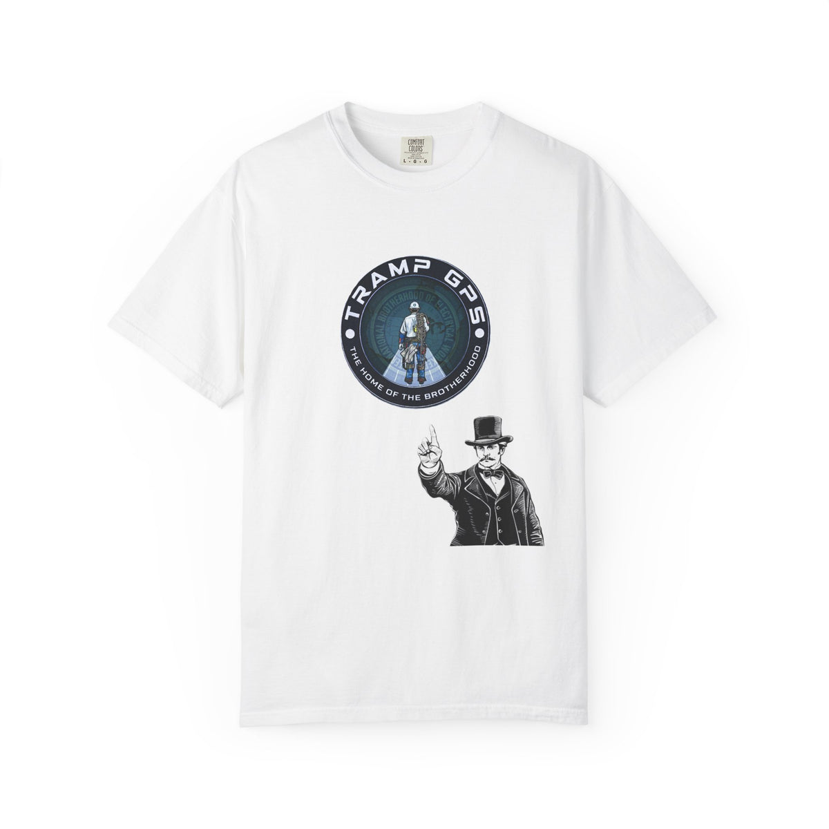 Tramp GPS T-Shirt — Vintage Hobo Travel Graphic Tee