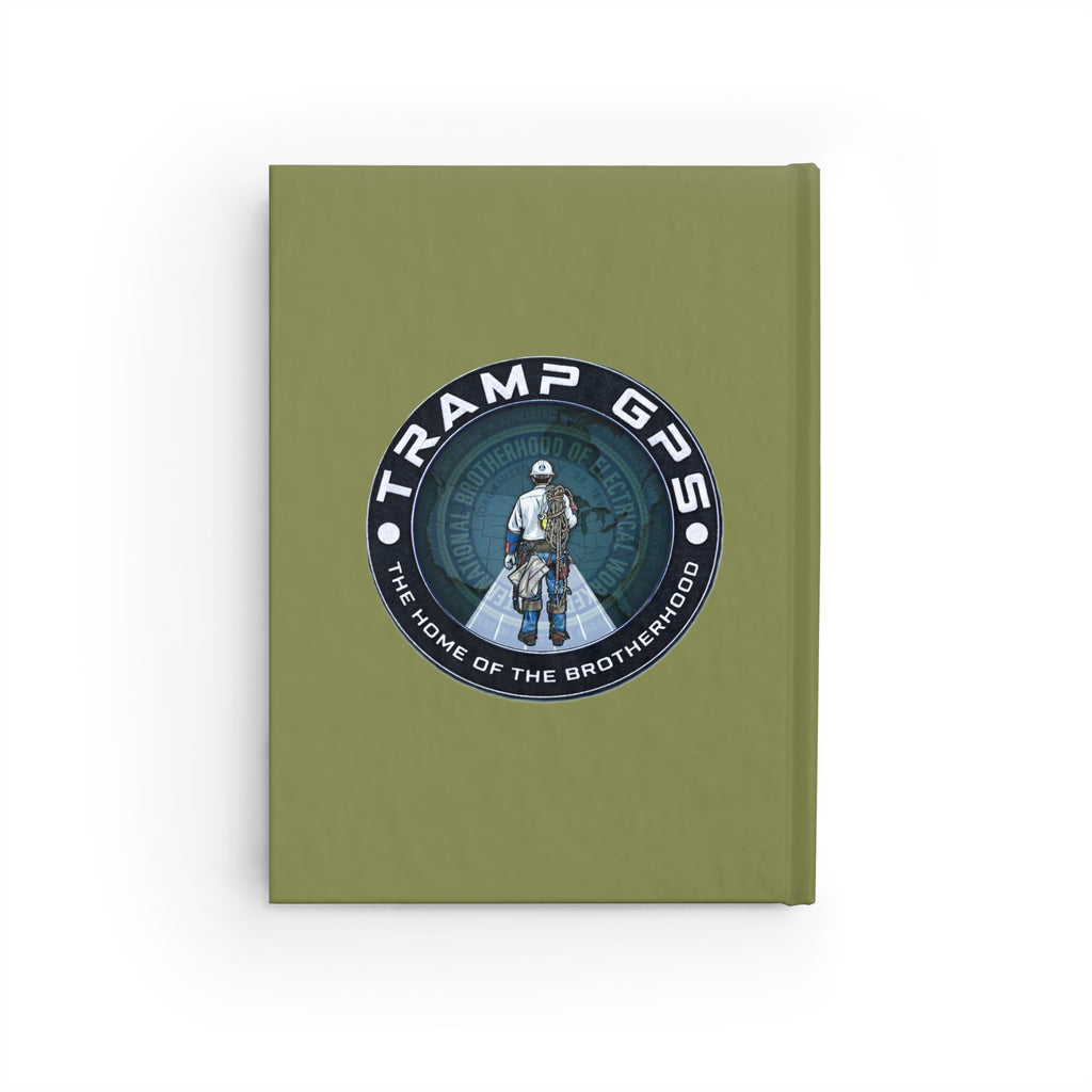 Work Journal — Tramp GPS Brotherhood Hardcover Ruled Notebook