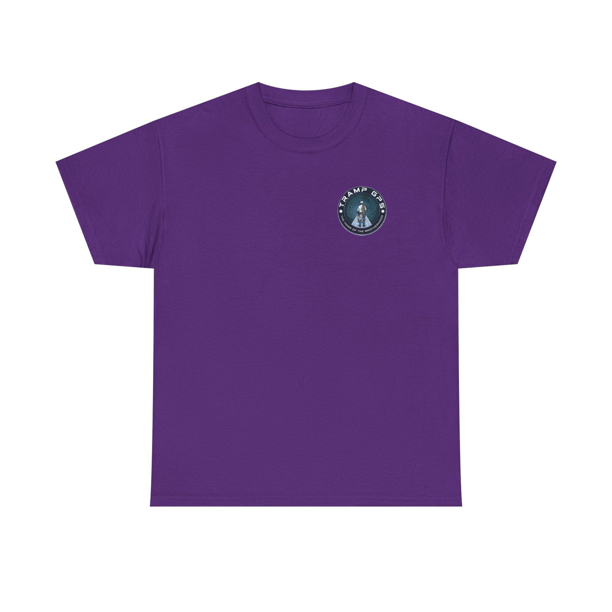 Tramp GPS Graphic Tee — World Map Adventure Travel T-Shirt