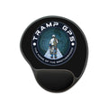 Tramp GPS Logo Mouse Pad with Wrist Rest — Gaming & Workstation Comfort