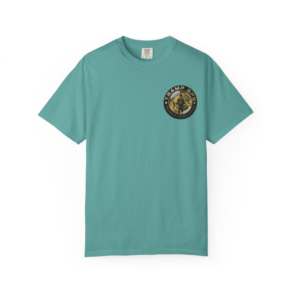 T-Shirt — Tramp GPS 'Home of the Brotherhood' Chest & Back Graphic