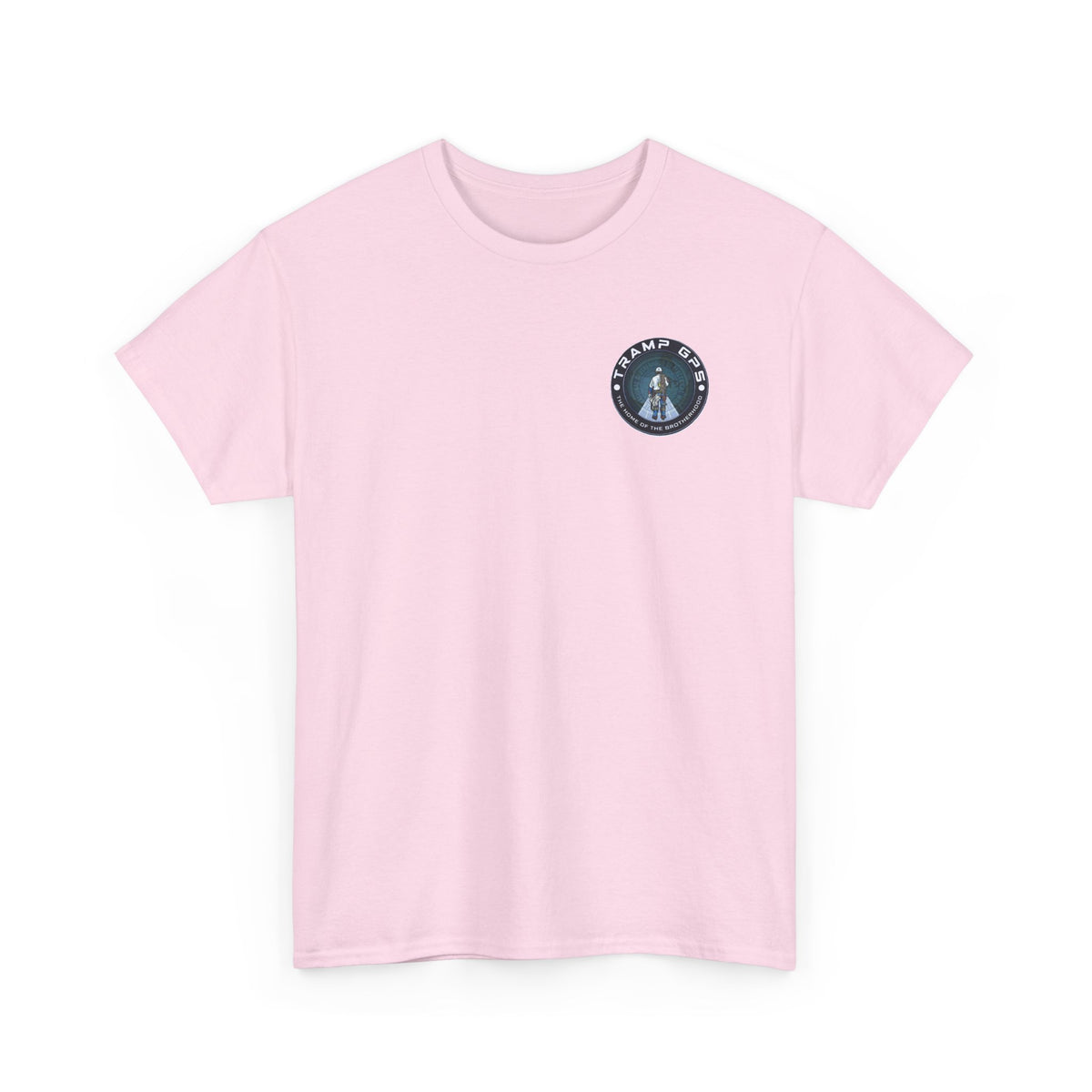 Tramp GPS Graphic Tee — World Map Adventure Travel T-Shirt