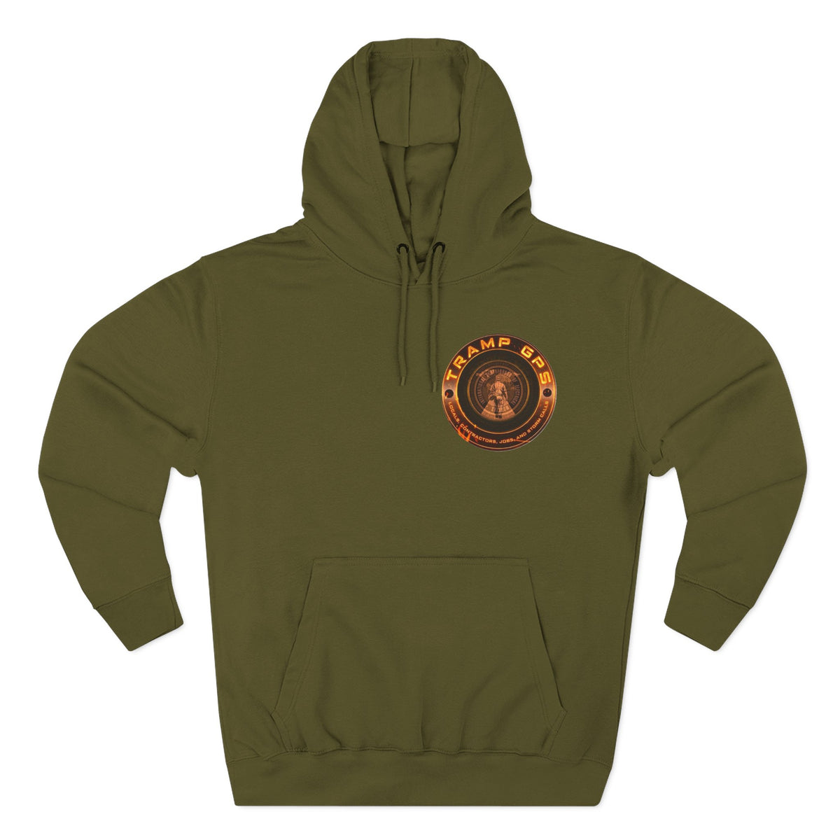GPS Tramp Hoodie — Vintage Compass Logo Pullover