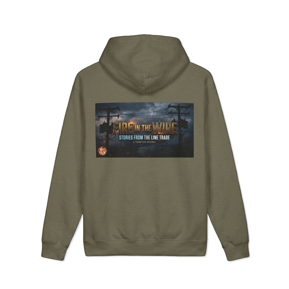 Hoodie - 'Fire in the Wire: Stories From the Line' Graphic Pullover