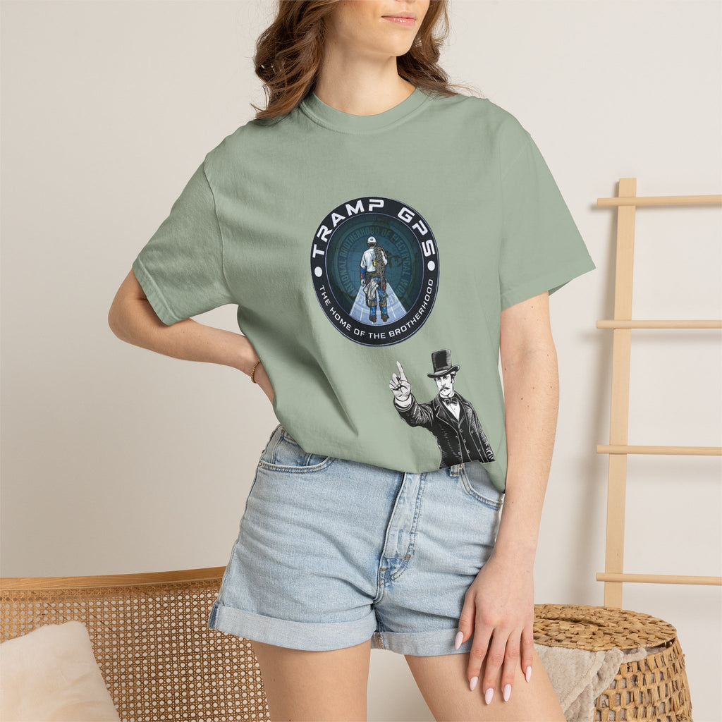 Tramp GPS T-Shirt — Vintage Hobo Travel Graphic Tee