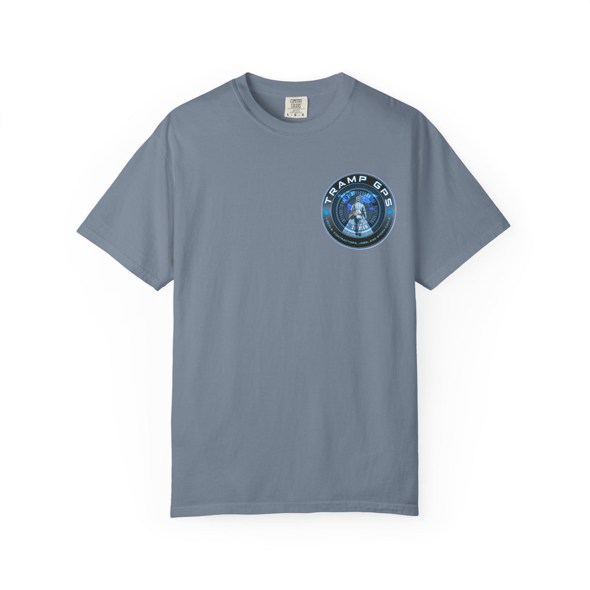 Tramp GPS Graphic T-Shirt — Retro Space Mission Logo