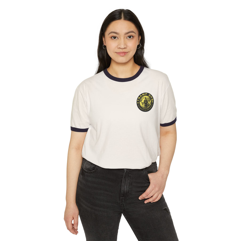 Vintage Rock Hand Graphic Ringer T-Shirt
