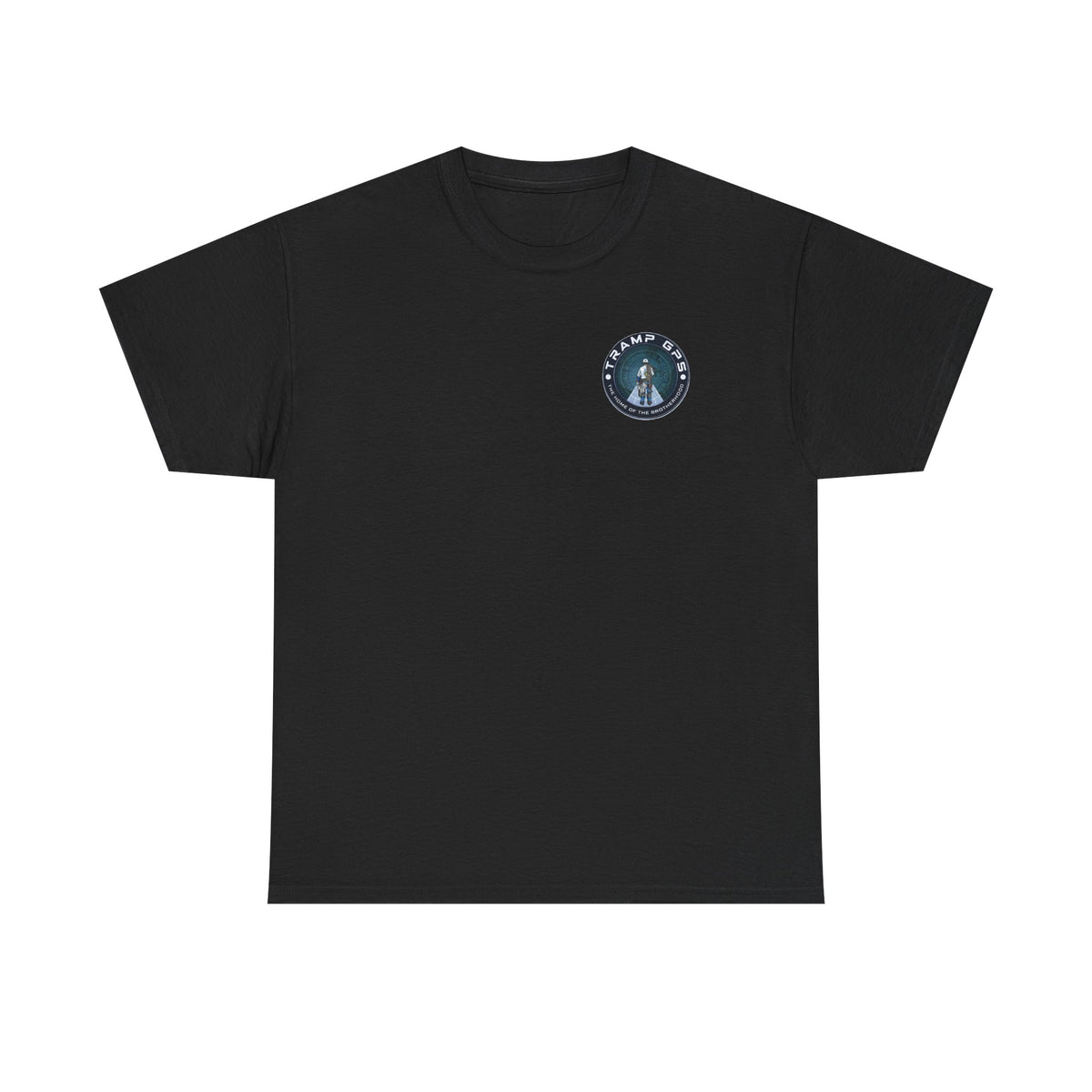 Tramp GPS Graphic Tee — World Map Adventure Travel T-Shirt