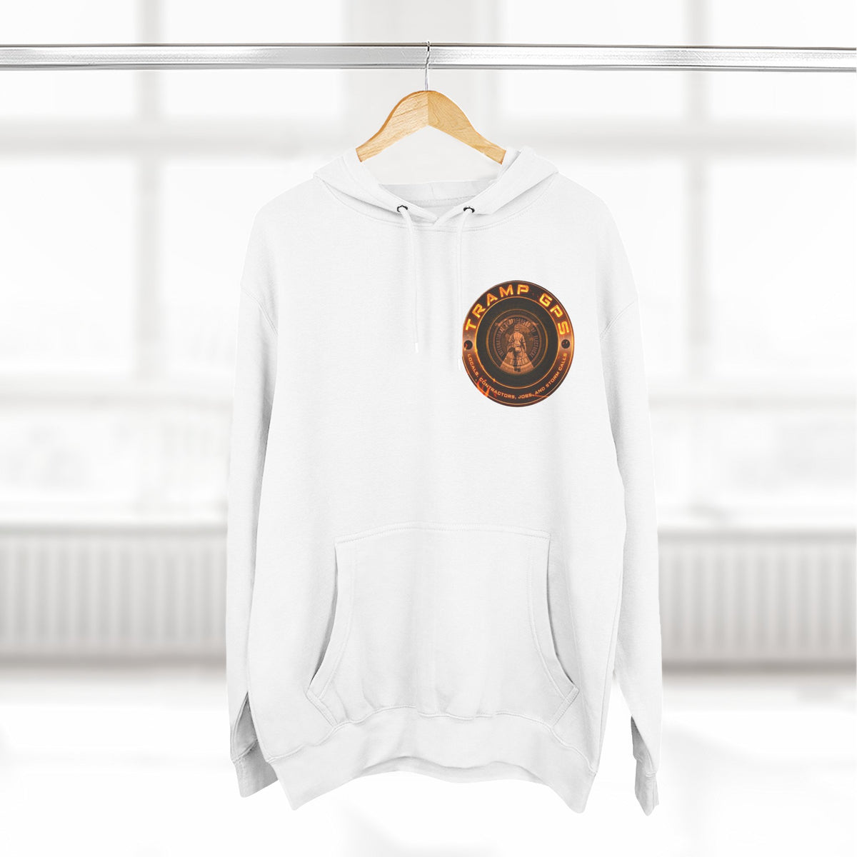 GPS Tramp Hoodie — Vintage Compass Logo Pullover