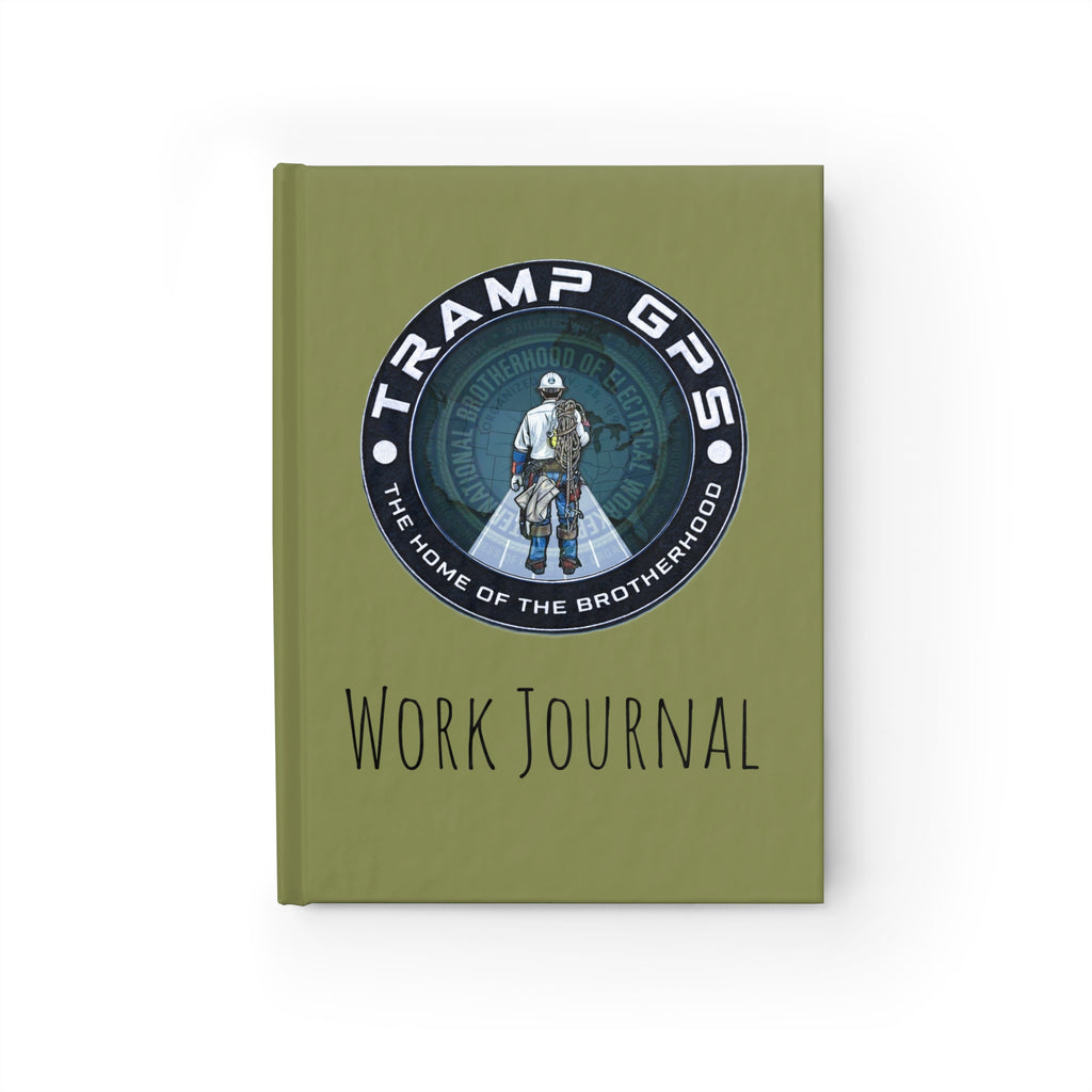 Work Journal — Tramp GPS Brotherhood Hardcover Ruled Notebook