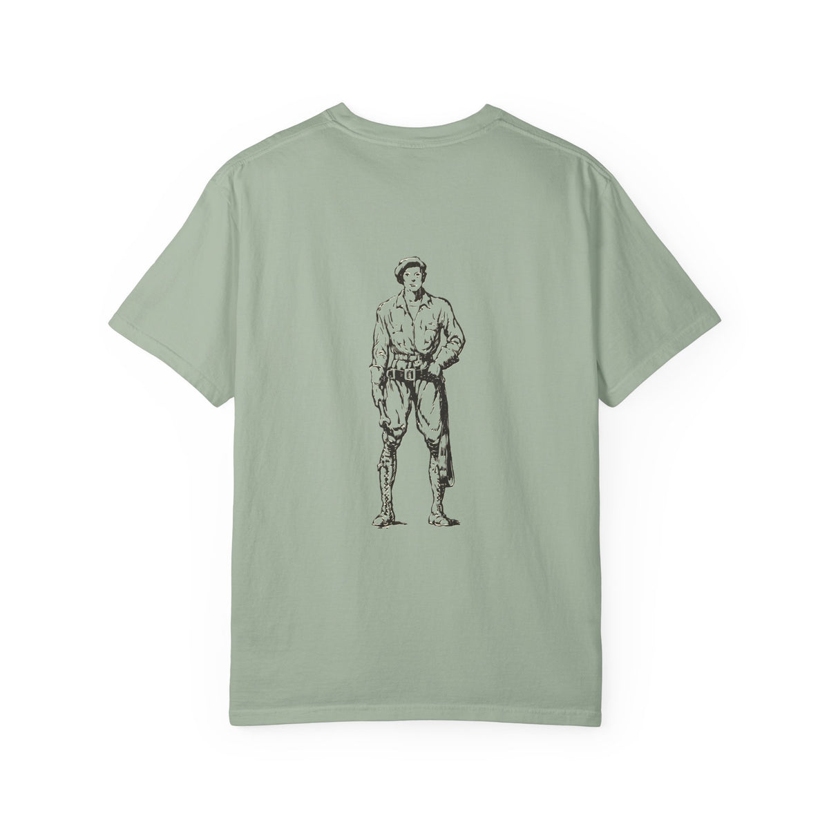 Tramp GPS Retro Patch T‑Shirt — Vintage Adventure Graphic Tee
