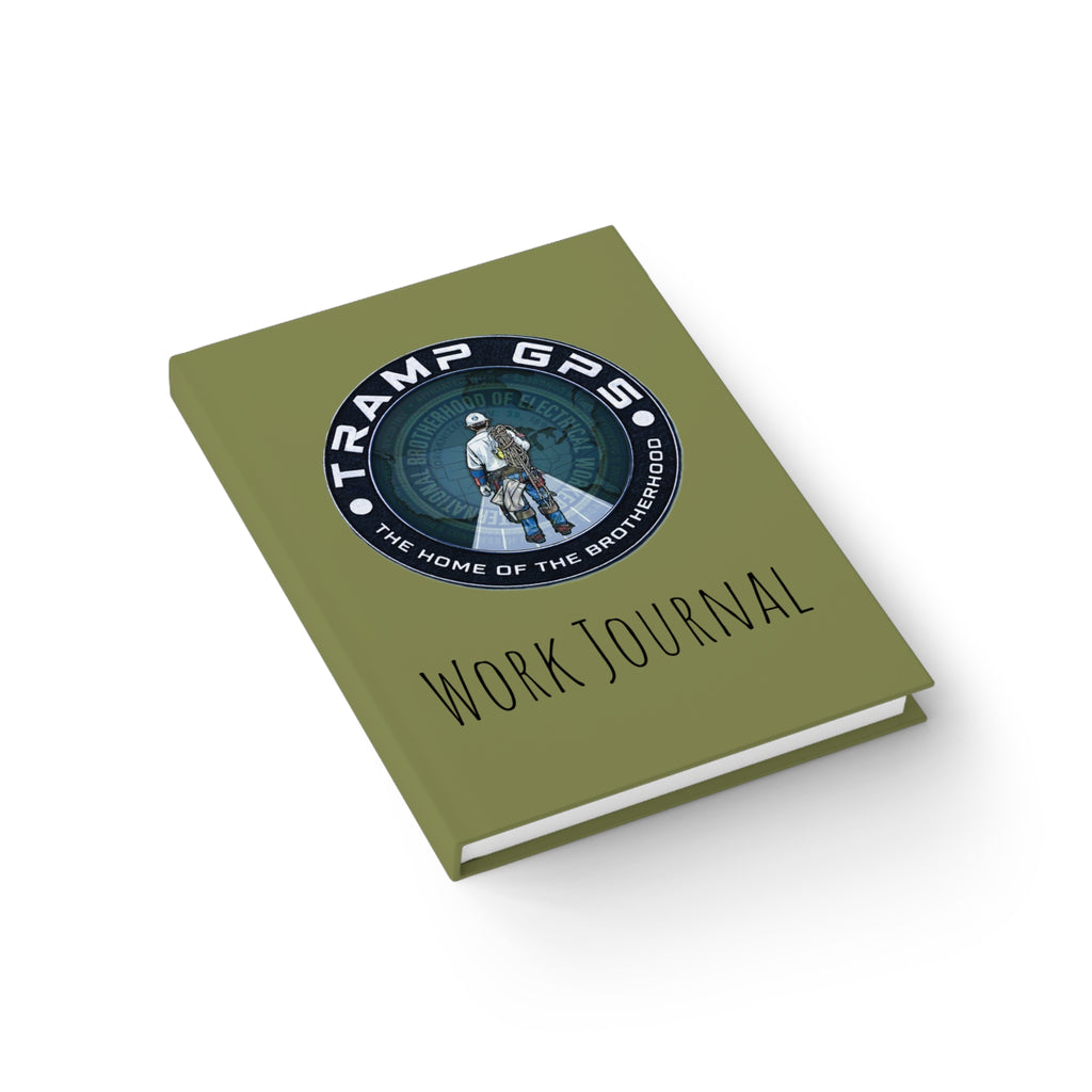 Work Journal — Tramp GPS Brotherhood Hardcover Ruled Notebook