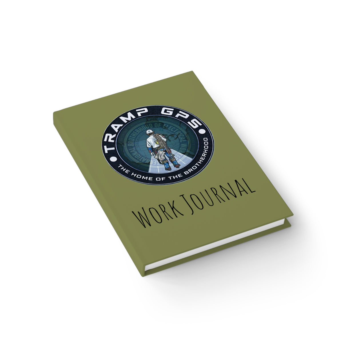 Work Journal — Tramp GPS Brotherhood Hardcover Ruled Notebook