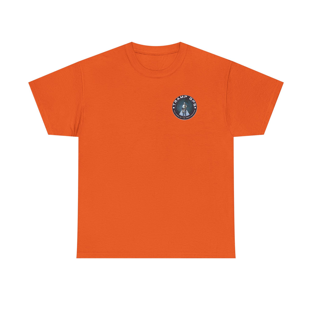 Tramp GPS Graphic Tee — World Map Adventure Travel T-Shirt