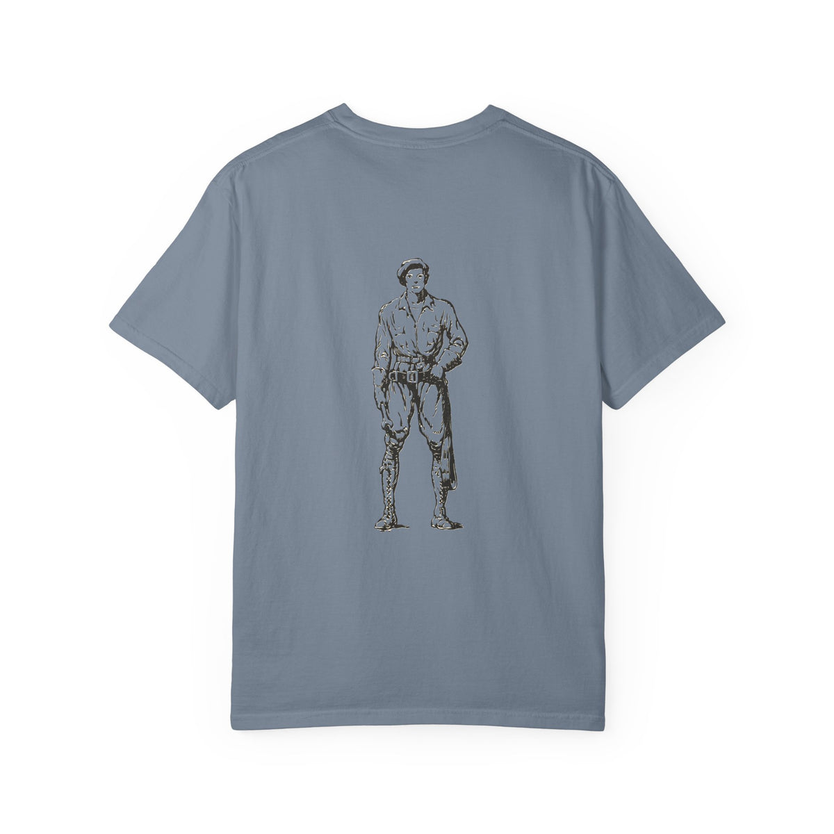 Tramp GPS Retro Patch T‑Shirt — Vintage Adventure Graphic Tee
