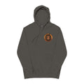 Pigment-Dyed Hoodie — 'Camp Odin' Viking Fire Logo Chest & Back Print