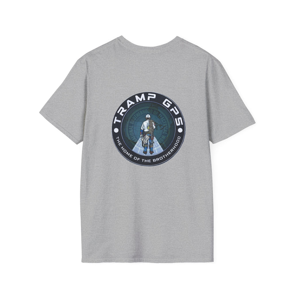Tramp GPS Distressed Logo T-Shirt — Vintage Political Campaign Tee